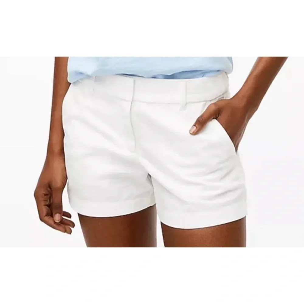 NEW JCREW 3.5” Classic Chino Short in White - Picture 1 of 1